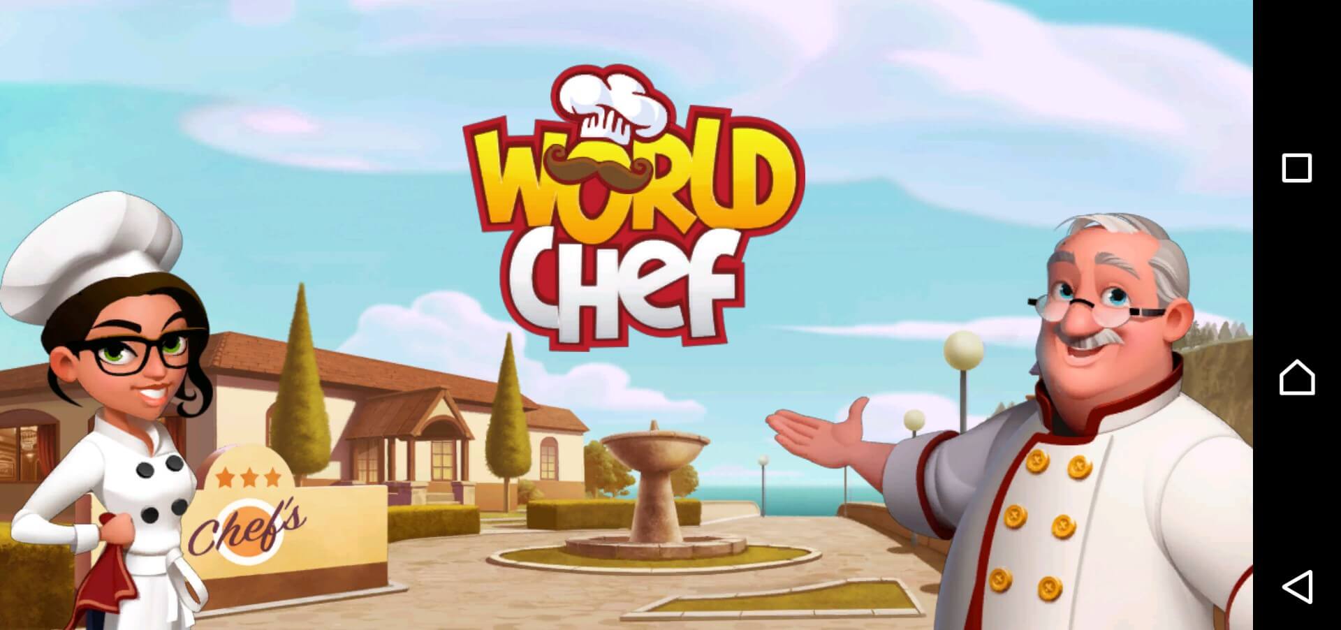 World Chefのタイトル画面です。